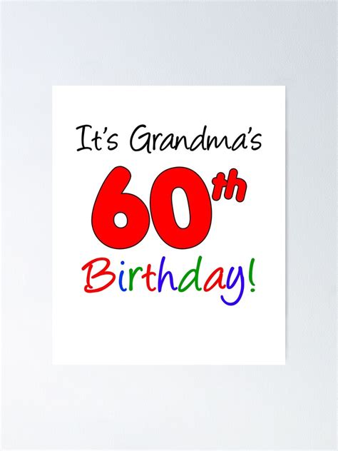 oma 60 geburtstag